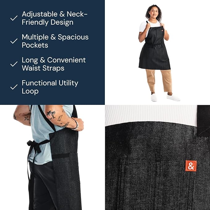 hedley & bennett Crossback Apron - Image 4