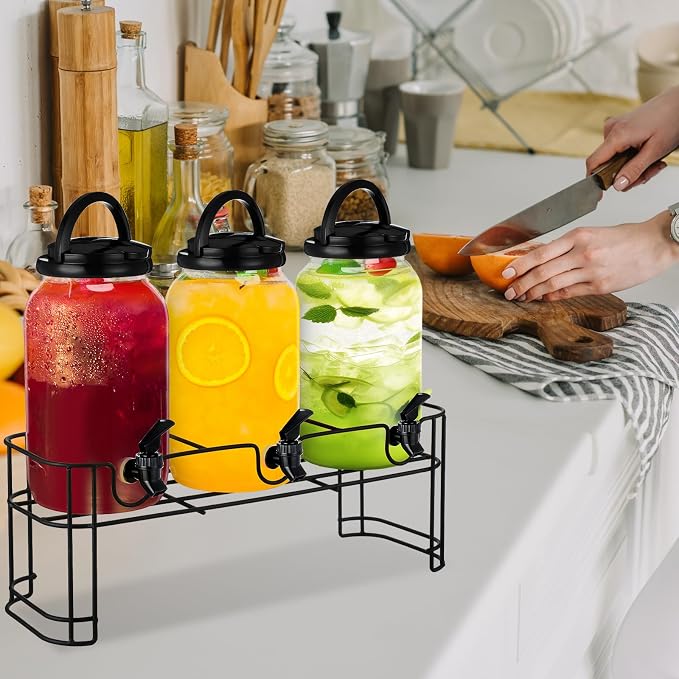 Tanlade 3 Pcs Plastic Drink Dispenser - Image 4