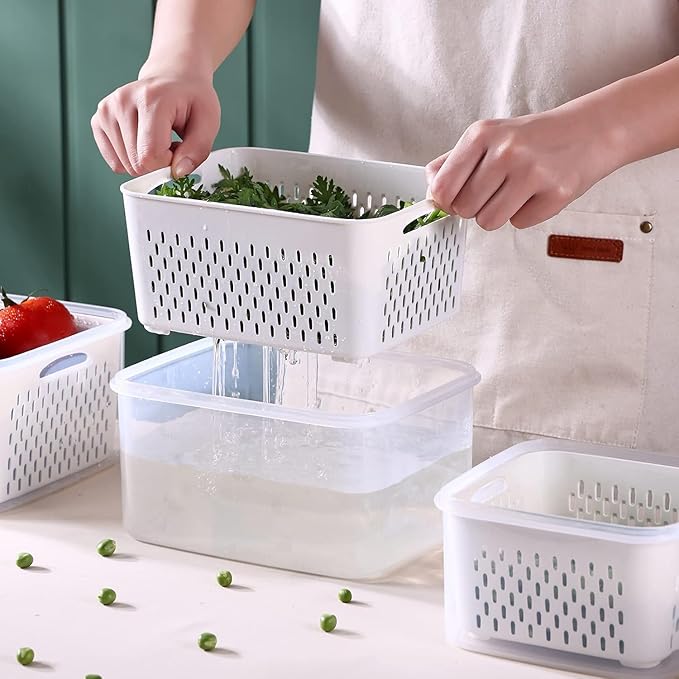 Large Fridge Food Storage Container Set - Image 3