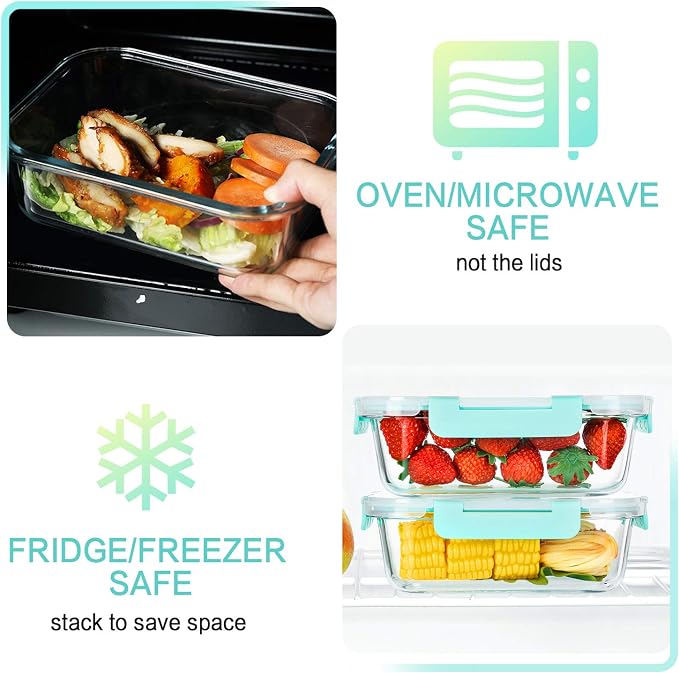 Glass Meal Prep Containers - Image 5