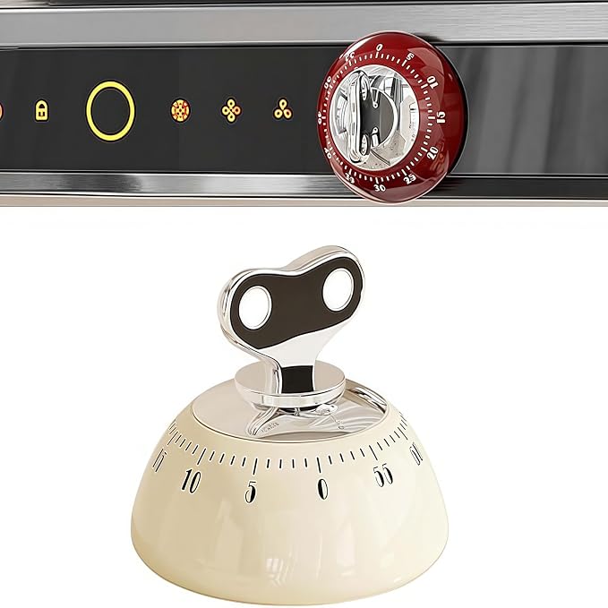 Magnetic Mechanical Kitchen Timer by Unknown