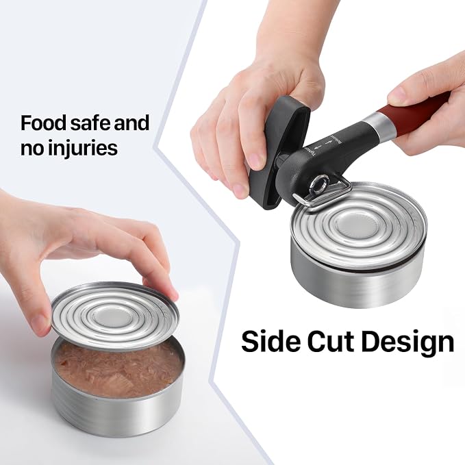 Beneno Can Opener, Manual Side Safe Cut Can Opener Smooth Edge - Image 4