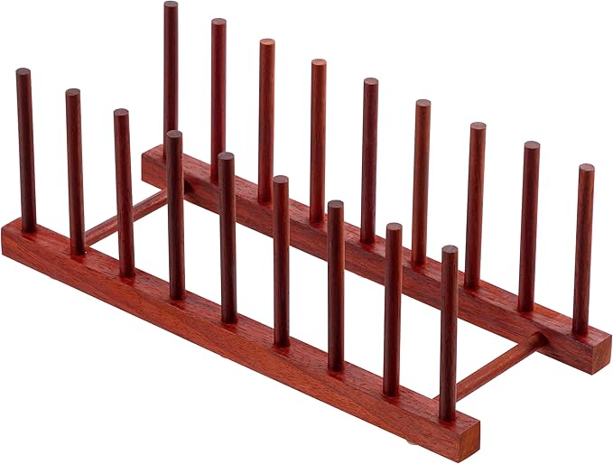 HBlife Rosewood Wooden Dish Drying Rack by HBlife