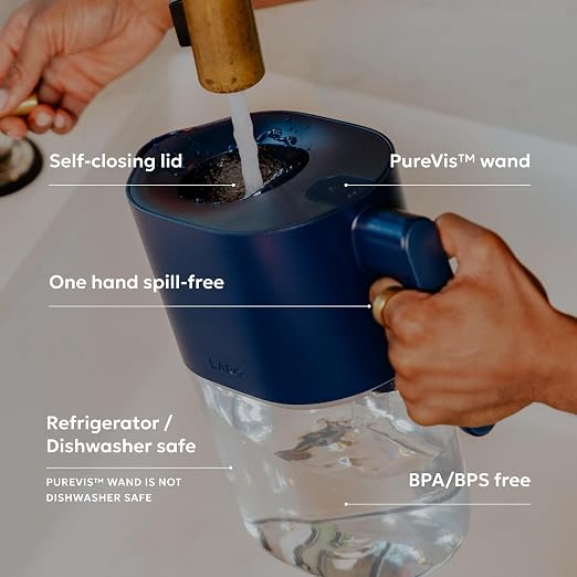 LARQ PureVis 3-in-1 Water Pitcher – Purifier, Filter & Tracking, 8-Cup Water - Image 3
