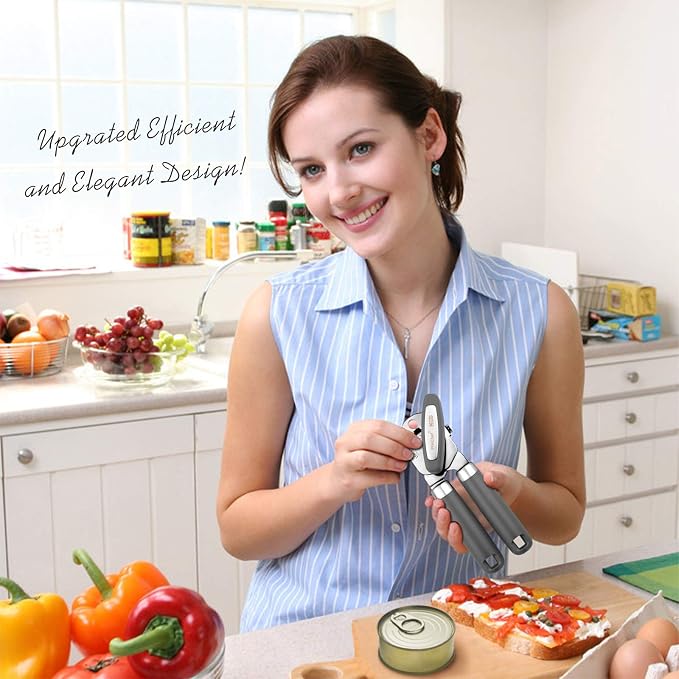 Can Opener, No-Trouble-Lid-Lift Manual Handheld Can Opener - Image 9