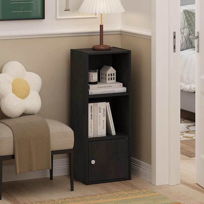 Furinno LUDER Book Shelf, 3-Tier Modern Bookshelf, Bookcase - Image 2