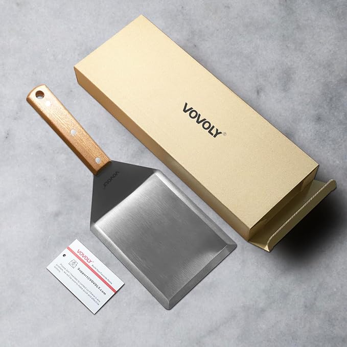 Extra Wide Spatula, Large Metal Spatula - Image 7