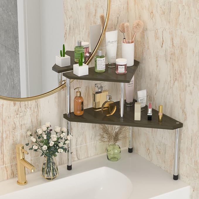Weenson Bathroom Counter Organizer Corner Shelf - Image 5
