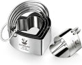 Heart Cookie Cutters, 5 Piece Biscuit Cutters by Unknown