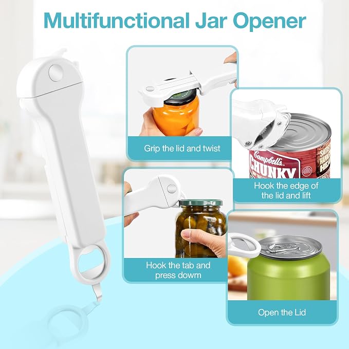 7-in-1 Jar Opener for Seniors – Magnetic adjustable Jar Opener & Bottle Opener - Image 2