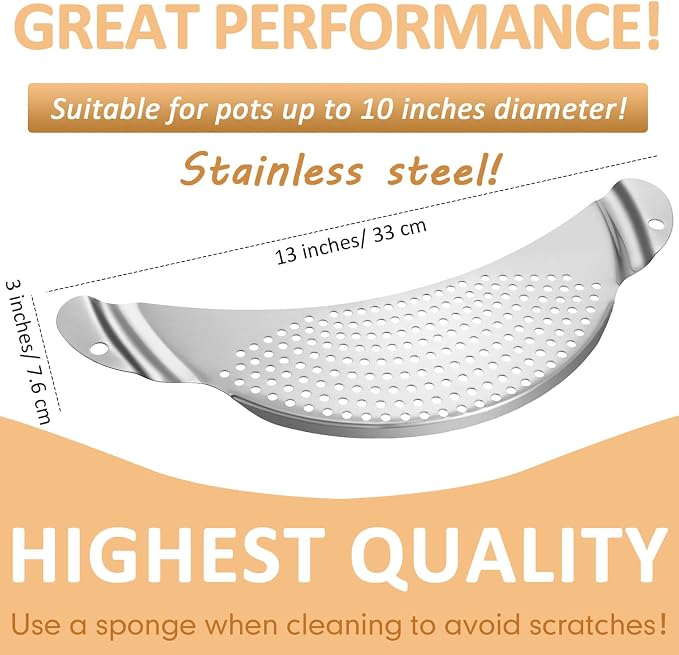 Boao 2 Pieces Pot Strainer - Image 2