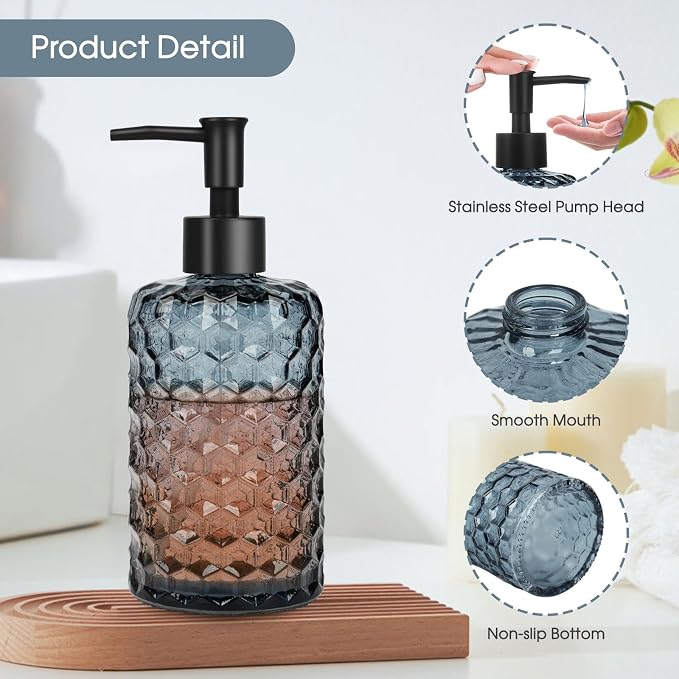 Topsky Glass Soap Dispenser - Image 3