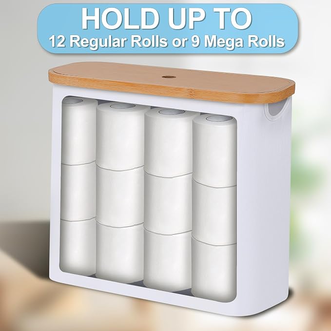 efluky Toilet Paper Storage, Toilet Paper Basket - Image 4