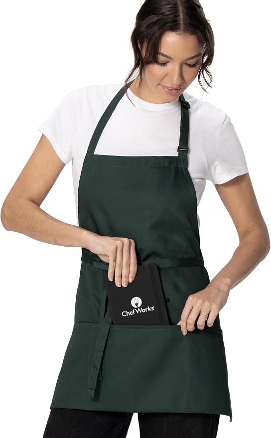Chef Works Unisex Three Pocket Apron - Image 4