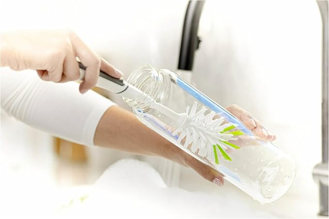 Scotch-Brite Glass and Water Bottle Brush, Long-Lasting, Safe on Glassware - Image 6