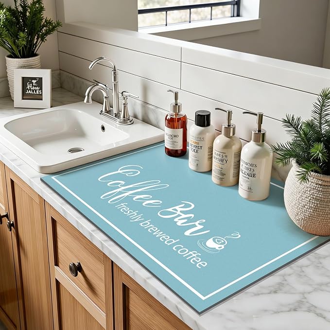 Findosom Dish Drying Mat, Cuttable Drying Mat - Image 7