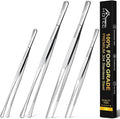 HOTEC Kitchen Tweezers Tongs Stainless Steel, Grill and Baking by Hotec