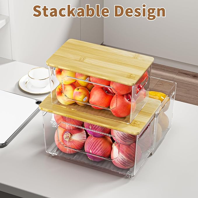 Trash Bag Holder 3-in-1 Under Sink Organizer, Acrylic Trash Bag Dispenser - Image 5
