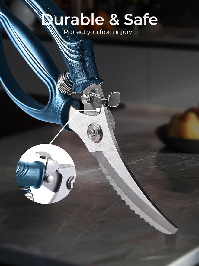 Poultry Shears, Heavy Duty Kitchen Shears - Image 6