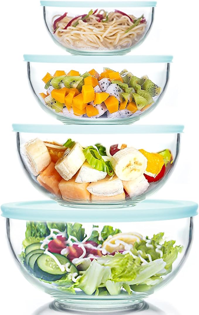 WhiteRhino 8 Piece Glass Bowls by WhiteRhino