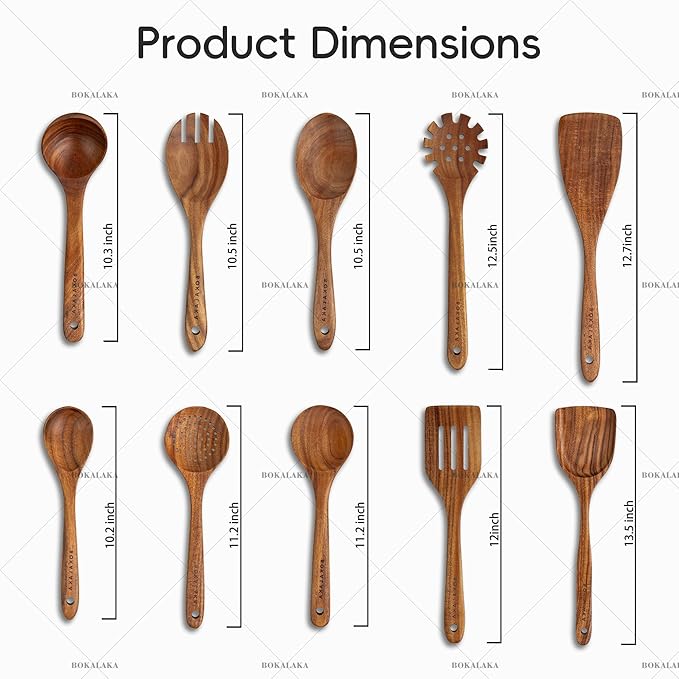 Wooden Spoons for Cooking - Image 2