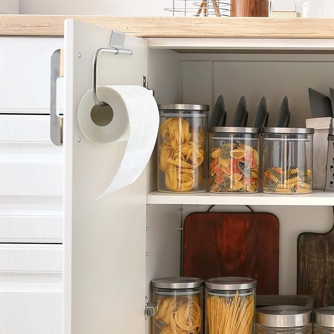 Yaocom 12.4 Inches Cabinet Door Paper Towel Holder Camper Under Sink No - Image 6