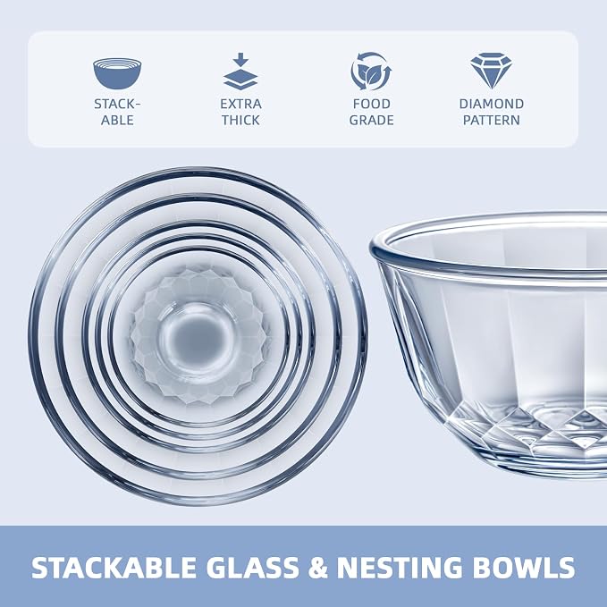 WhiteRhino Glass Mixing Bowls - Image 4