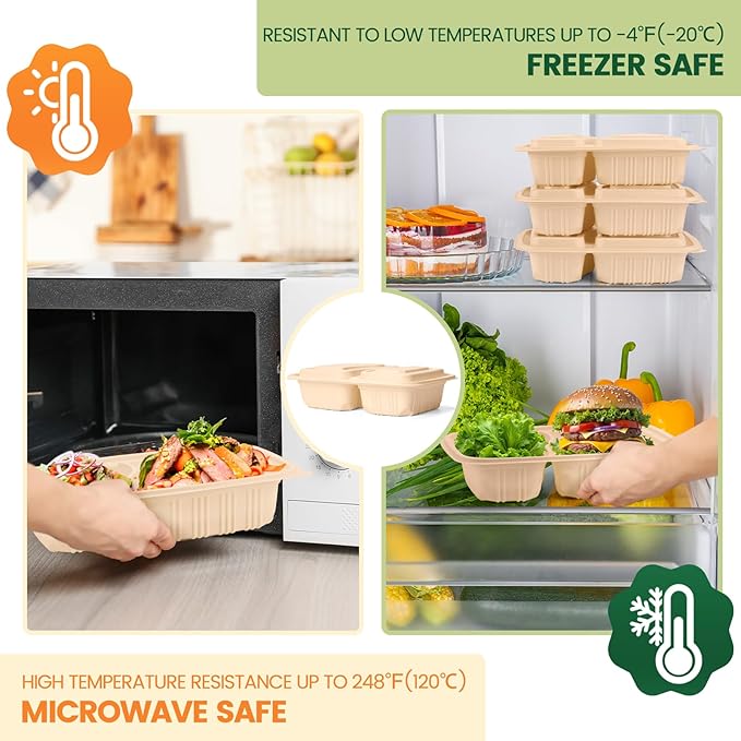 100 Piece Meal Prep Containers Reusable - Image 5