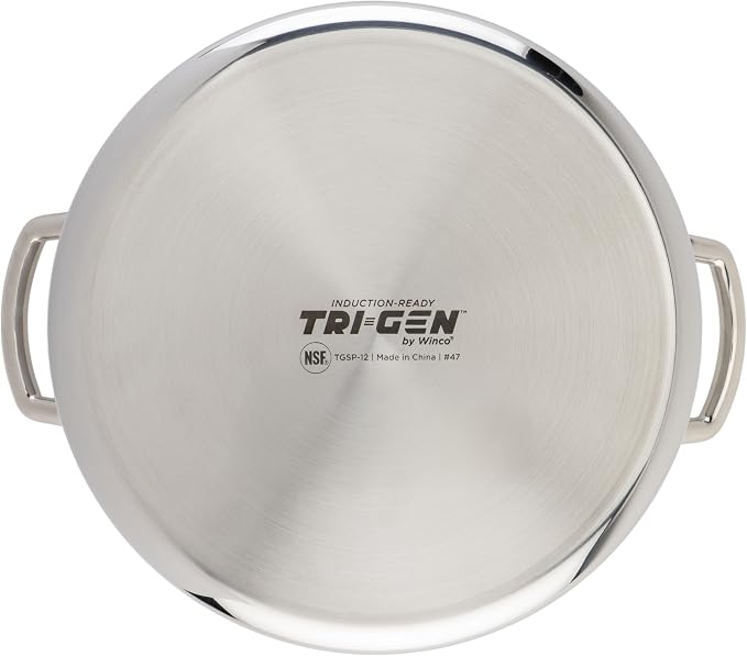 WINCO Tri-Ply Stock Pot - Image 5
