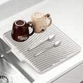 Silicone Dish Drying Mat for Kitchen Counter, Dish Drying Pad, Non-Slip Drain by COPLIB