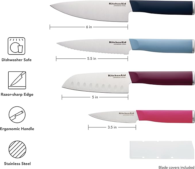 KitchenAid 4-Piece Chef Knife Set - Image 6