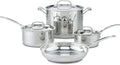 Cuisinart 7-Piece Stainless Steel Pots and Pans Set, Cookware Set Compatible by Cuisinart