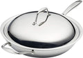 Tramontina Signature Tri-Ply Clad Stainless Steel 12.5-Inch Wok by Tramontina