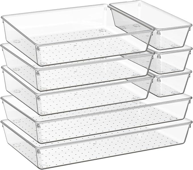 Criusia 8 Pack Drawer Organizer by Criusia