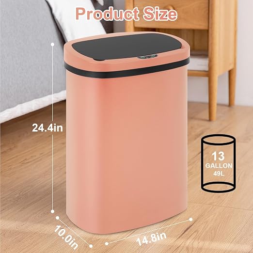 FDW Garbage Can 13 Gallon 50 Liter Kitchen Trash Can - Image 7
