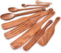 Spurtle Set, Wooden Spurtle Set of 9, Wooden Spoons by Gudamaye-WoodenUtensilsSets