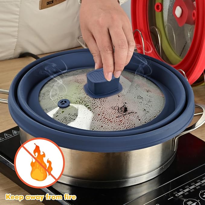 Microwave Splatter Cover Glass Guard Lid - Image 6