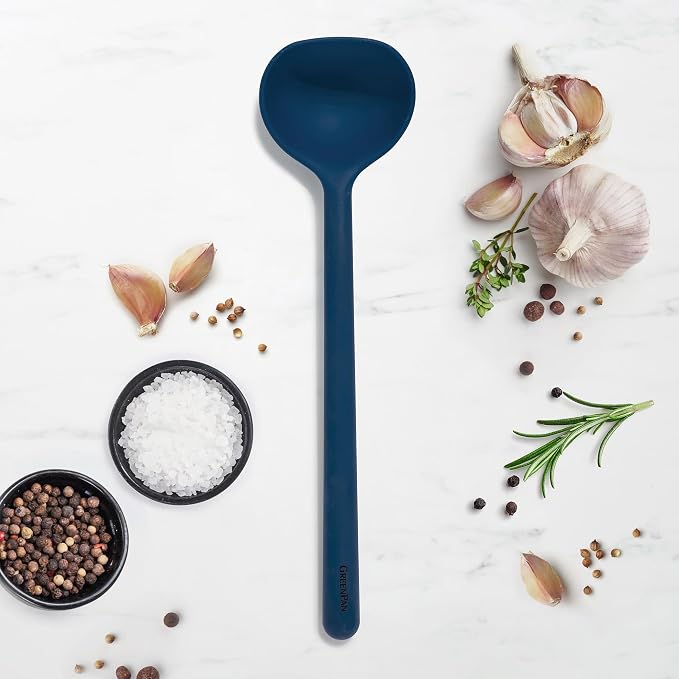 GreenPan Silicone Ladle, Soup Mixing Stirring Serving, Cooking Kitchen Utensil - Image 2