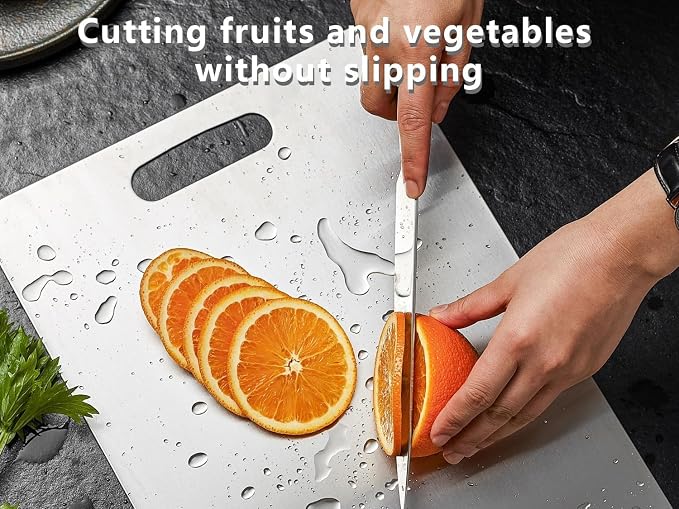 Titanium Cutting Board, Non Toxic, Double-Sided Food Grade Chopping Board - Image 5