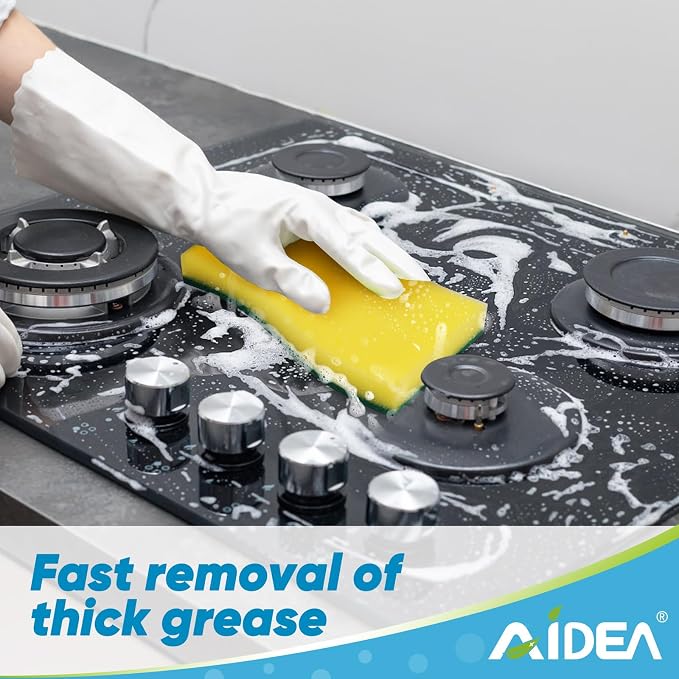 AIDEA Sponges Kitchen, XL Heavy Duty Dish Sponge, Cleaning Dish Scrubber Sponge - Image 4