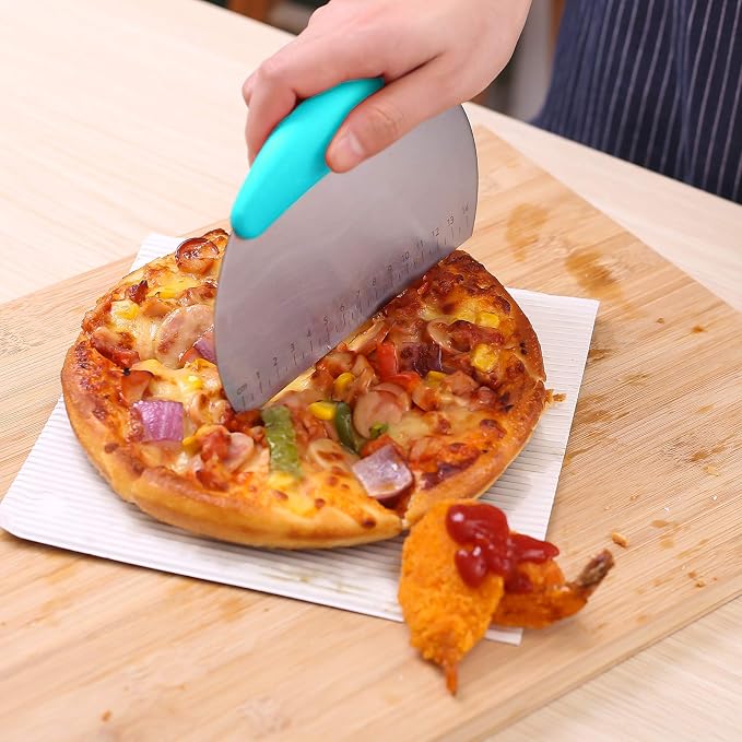 1 pcs Dough Pastry Scraper Chopper/Stainless Steel Dough Scraper Cutter - Image 7