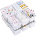Vtopmart 12 Pack Baby Clothes Organizer, Dresser Drawer Organizer by Vtopmart