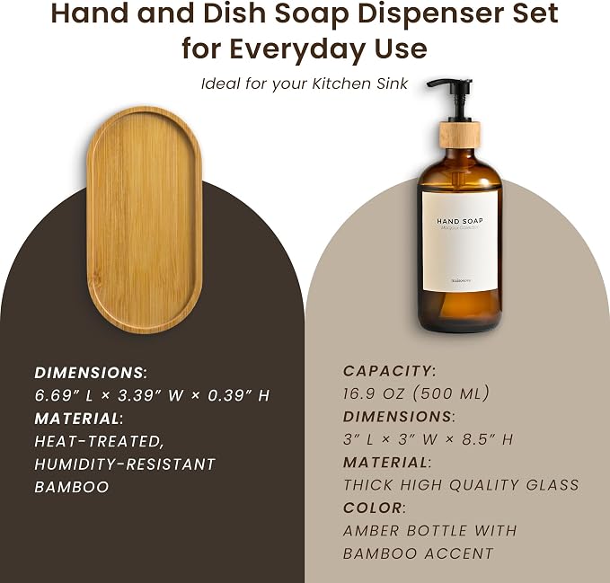 MaisoNovo Glass Dish Soap Dispenser - Image 4