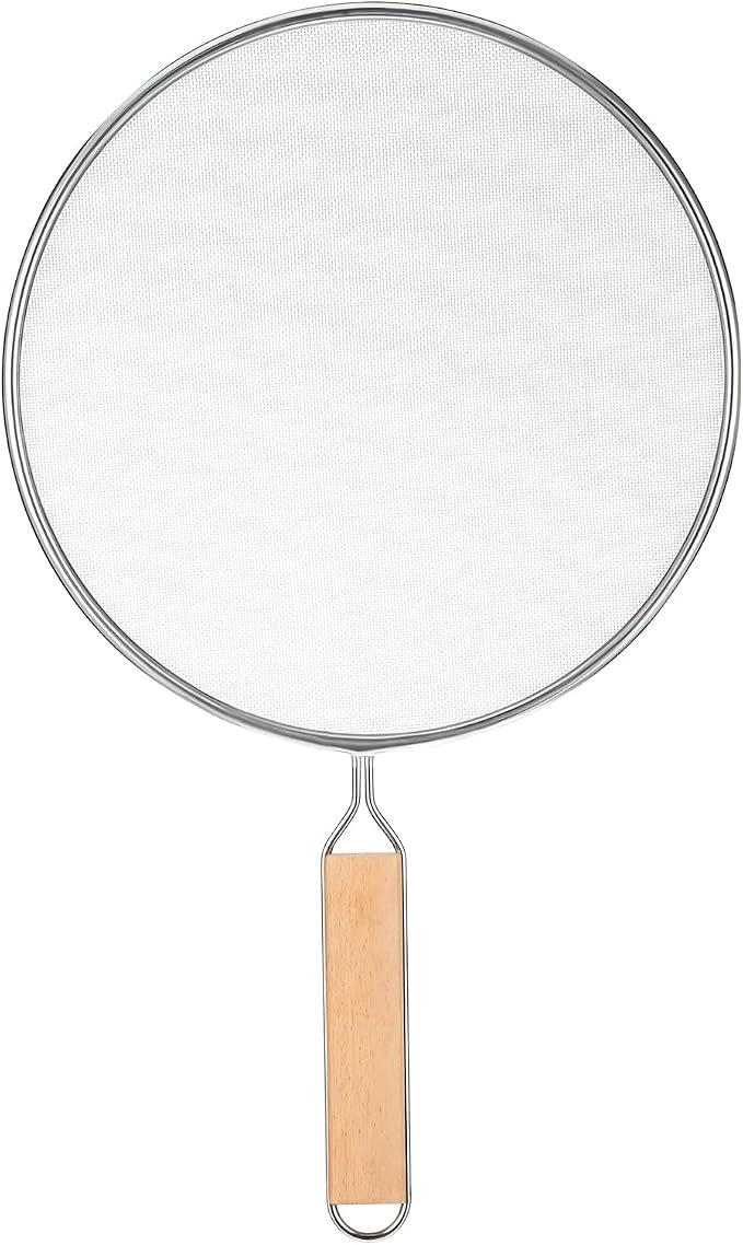 1PCS Splatter Screen for Frying Pan, 8Inch Stainless Steel Splatter Guard for by Thinp