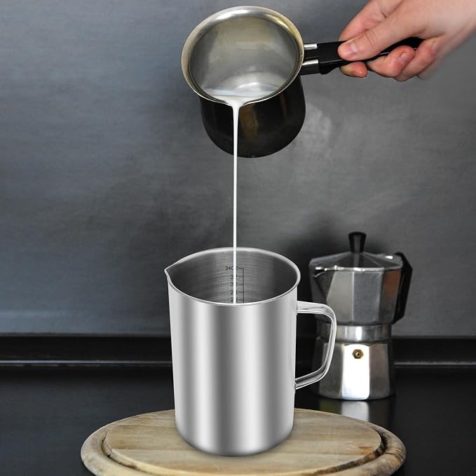 Kichwit Large Stainless Steel Measuring Cup, Liquid Metal Measuring Cup - Image 4