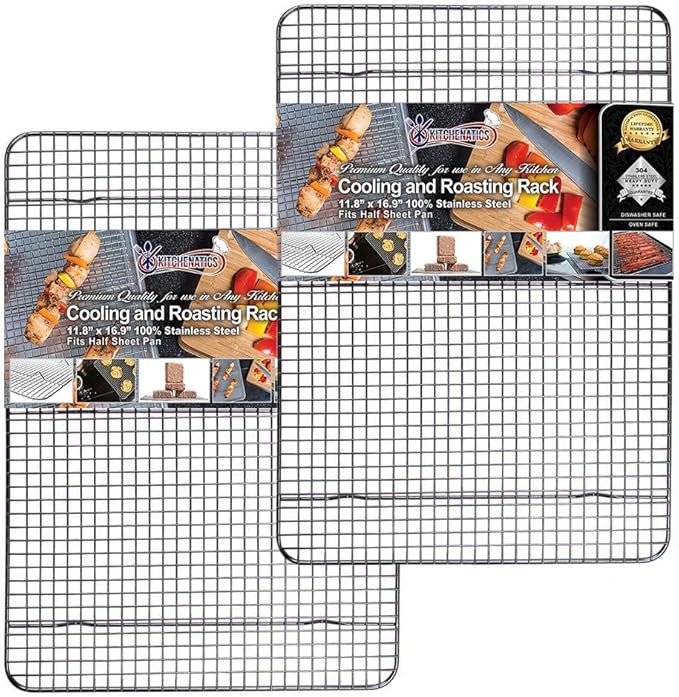 KITCHENATICS 100% Stainless Steel Cooling Racks by KITCHENATICS