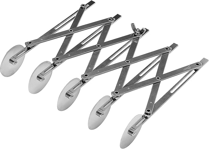 Ateco 5 Wheel Stainless Steel Cutter, 2 1/8 Inch Wheels by Ateco