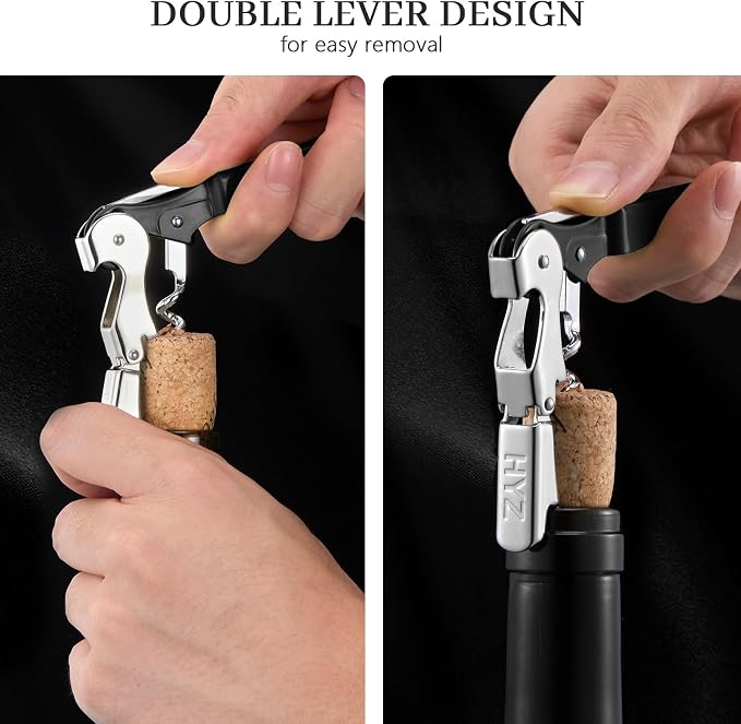 HYZ Wine Opener Bulk 20-Pack for Bartender, Professional Waiter Corkscrew Wine - Image 4