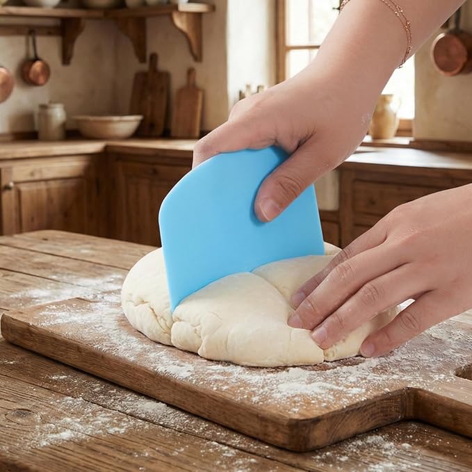 10 Pcs Plastic Bench Scraper for Baking - Image 7