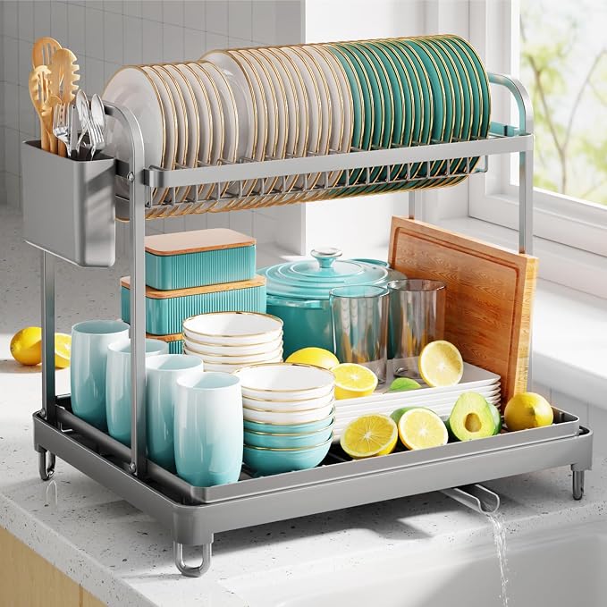 Sakugi 2-Tier Dish Drying Rack by Sakugi